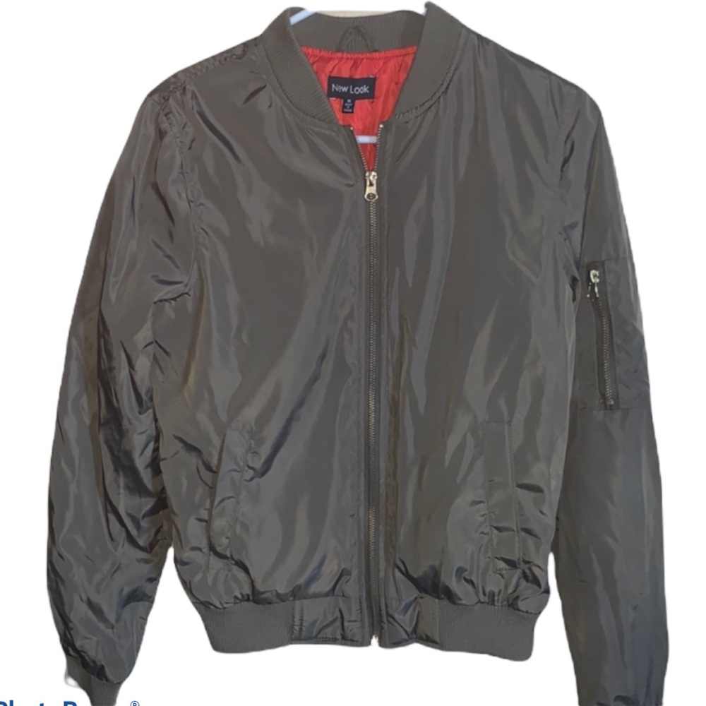 Olive Forever21 Bomber Jacket